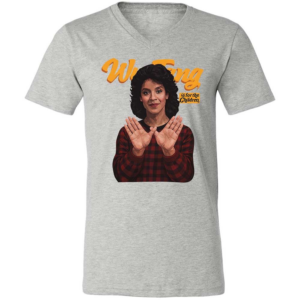 Unisex V-Neck T-Shirt - NBEL4DBQ - Athletic Heather - 15
