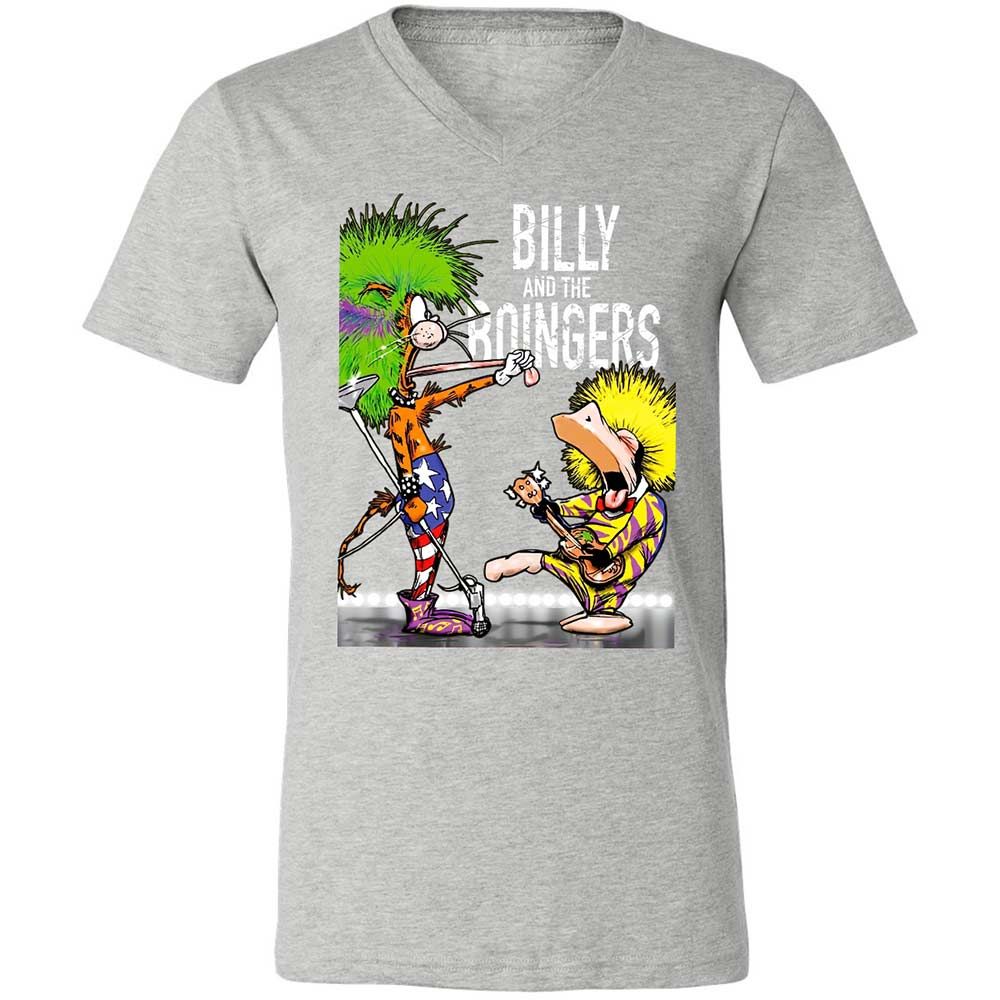Unisex V-Neck T-Shirt - 1TYC5ZNR - Athletic Heather - 15