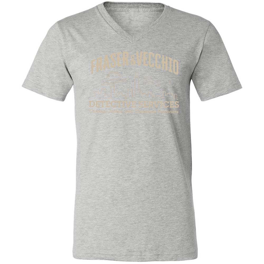 Unisex V-Neck T-Shirt - 6P42WTCT - Athletic Heather - 15