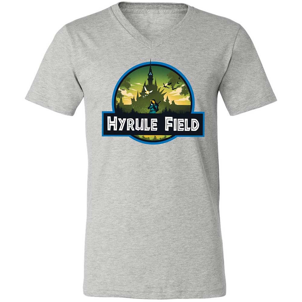Unisex V-Neck T-Shirt - H89LA6DW - Athletic Heather - 15