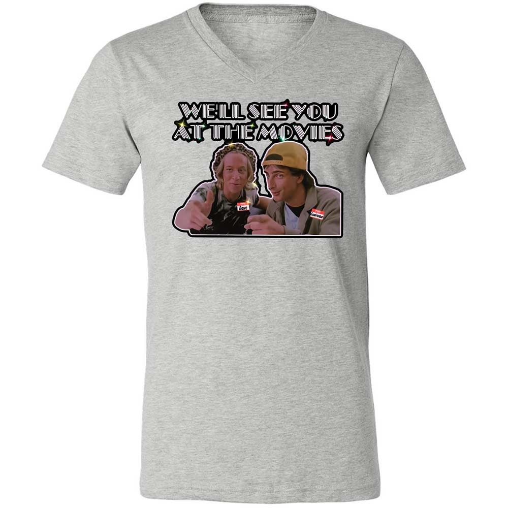 Unisex V-Neck T-Shirt - NZAJ9W88 - Athletic Heather - 15