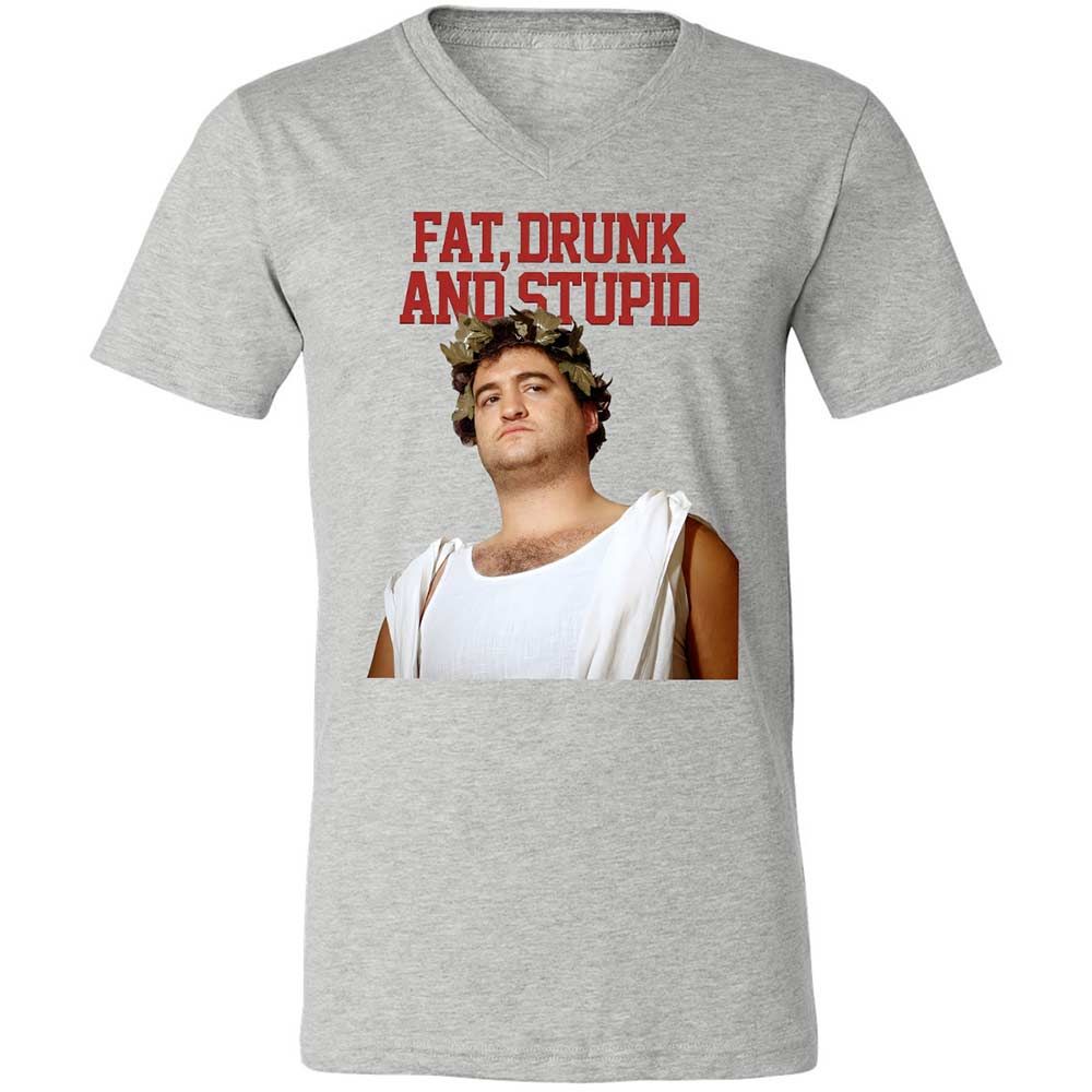 Fat, drunk, and stupid - Athletic Heather - 15