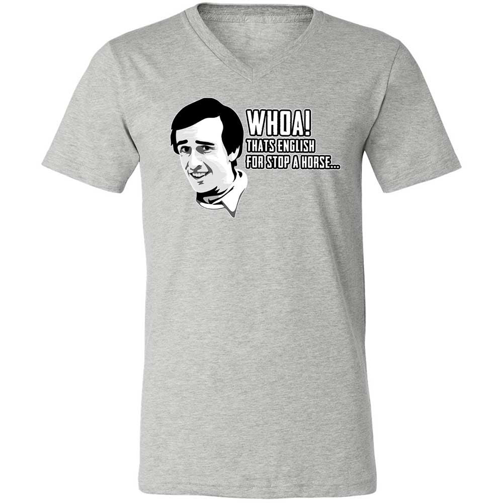Unisex V-Neck T-Shirt - Z1CLFRU4 - Athletic Heather - 15