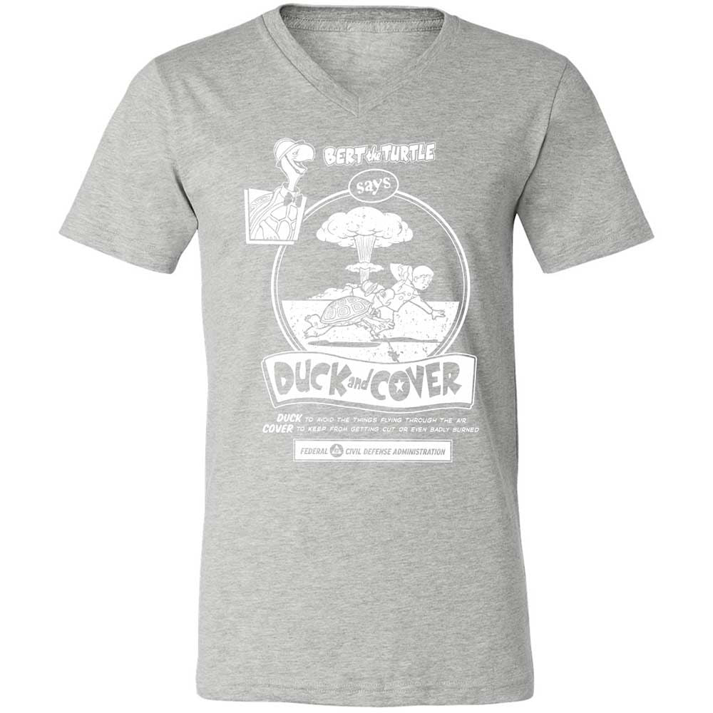 Unisex V-Neck T-Shirt - 2VA6L91B - Athletic Heather - 15