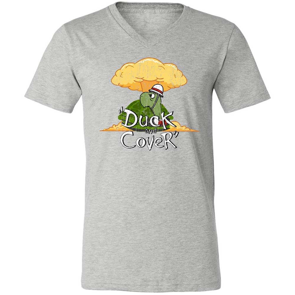 Unisex V-Neck T-Shirt - 36XJ19J9 - Athletic Heather - 15