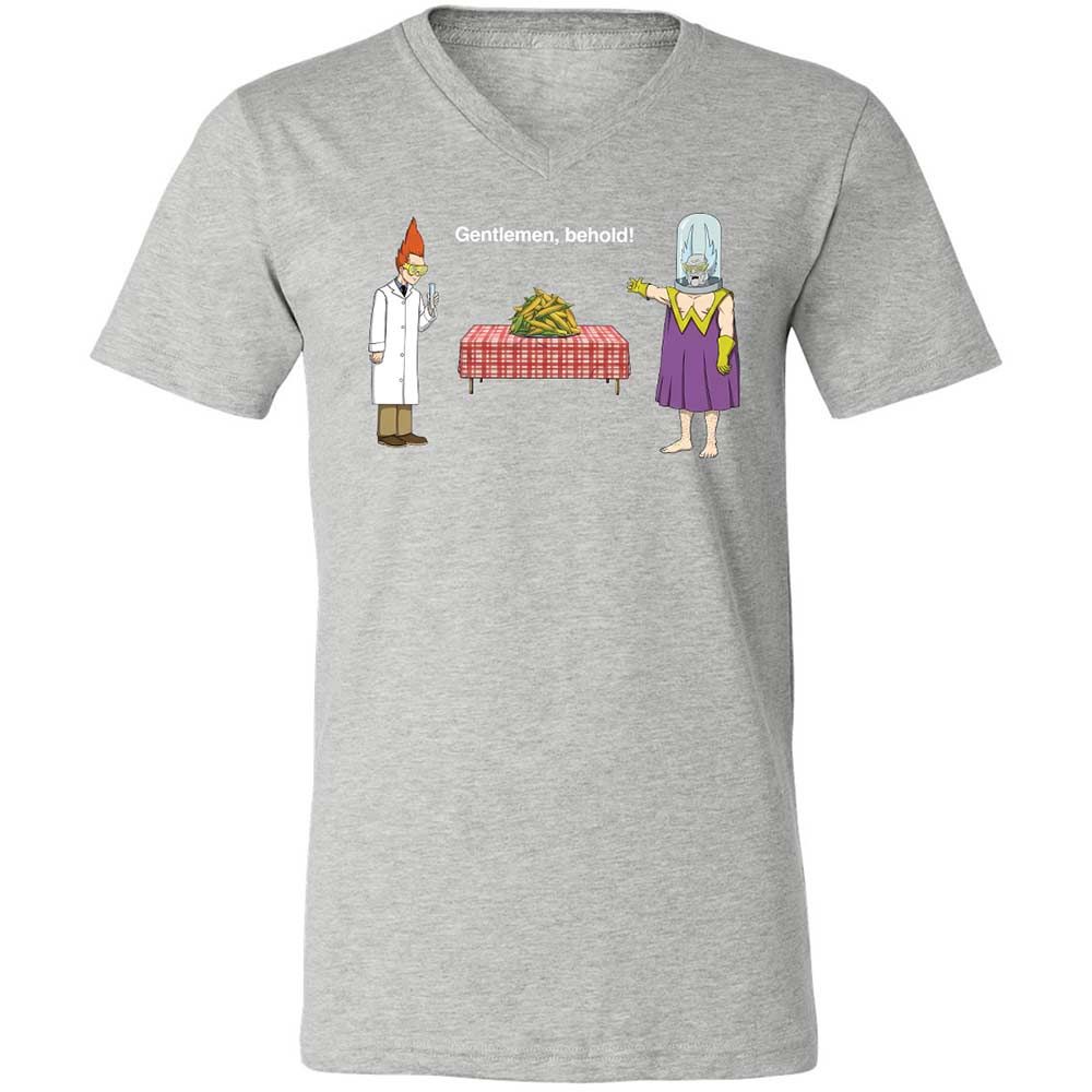 Unisex V-Neck T-Shirt - 98AY116B - Athletic Heather - 15