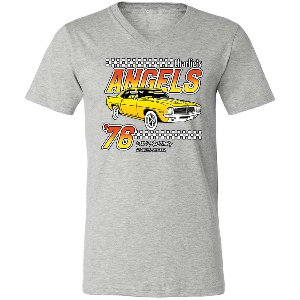 Unisex V-Neck T-Shirt - GM1ZNKHS - Athletic Heather - 15