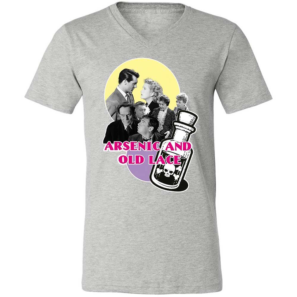 Unisex V-Neck T-Shirt - PDL8V7JR - Athletic Heather - 15