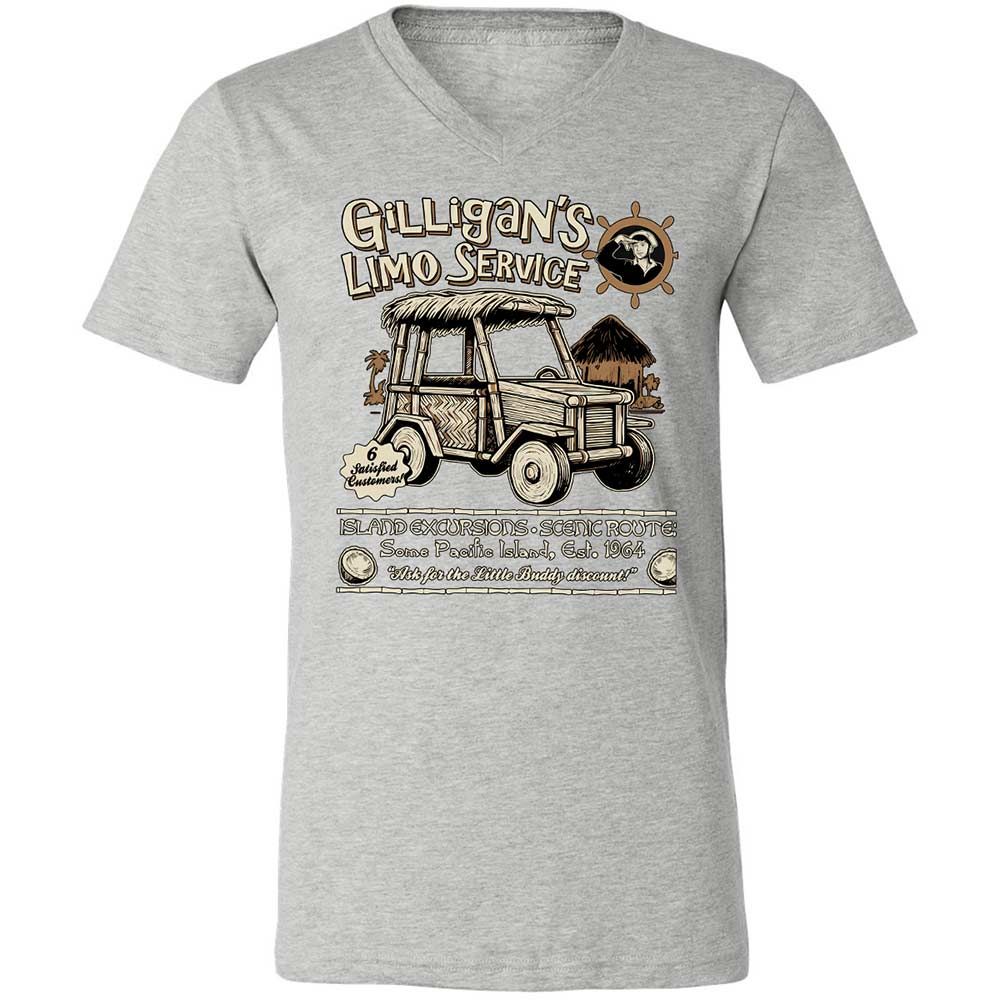 Unisex V-Neck T-Shirt - 6BLZMP7U - Athletic Heather - 15