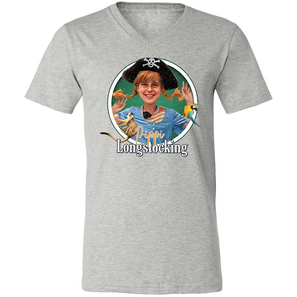 Unisex V-Neck T-Shirt - HH3Y2VEV - Athletic Heather - 15