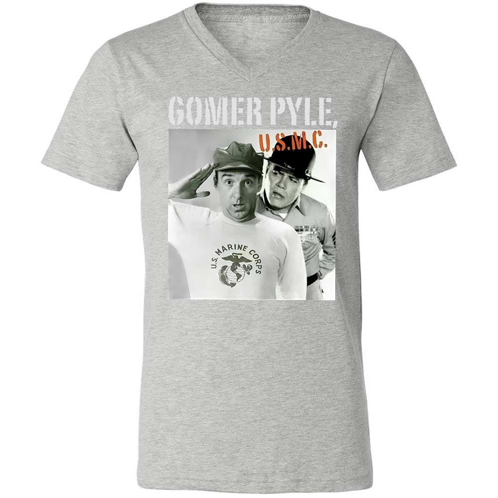 Unisex V-Neck T-Shirt - AB1K4EEC - Athletic Heather - 15