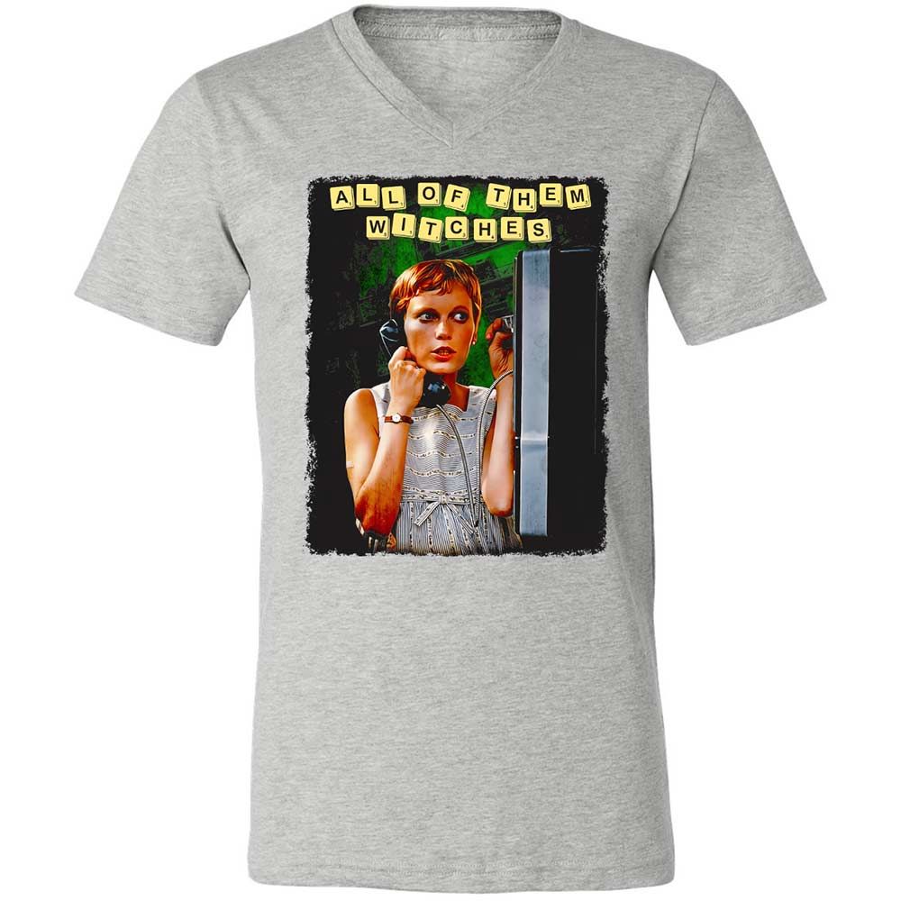Unisex V-Neck T-Shirt - W98HCEUS - Athletic Heather - 15