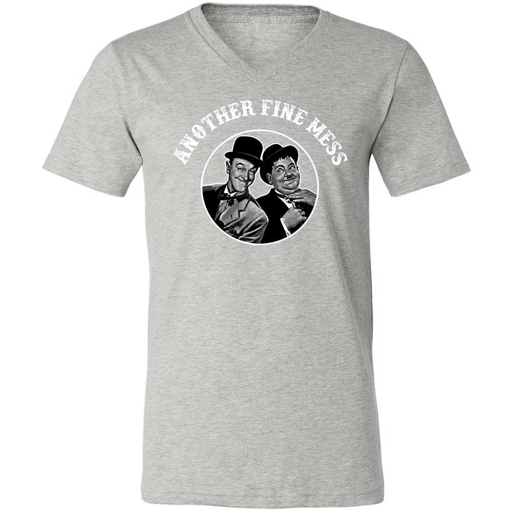 Unisex V-Neck T-Shirt - 8UYGAG2G - Athletic Heather - 15