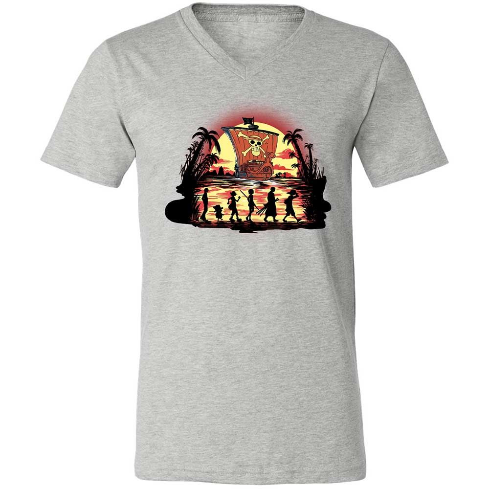 Unisex V-Neck T-Shirt - 94GAHYGS - Athletic Heather - 15