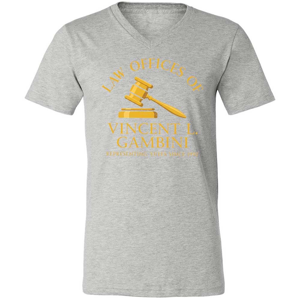 Unisex V-Neck T-Shirt - 7S1UDBRF - Athletic Heather - 15