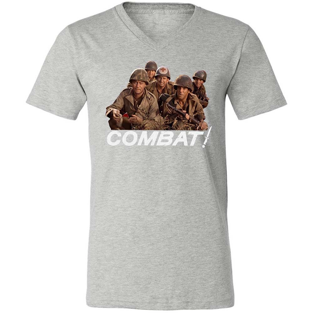 Unisex V-Neck T-Shirt - FF5MBPQC - Athletic Heather - 15