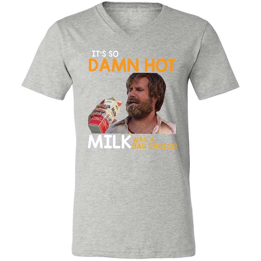 Unisex V-Neck T-Shirt - TZDVDHMY - Athletic Heather - 15