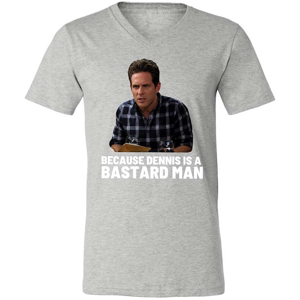 Unisex V-Neck T-Shirt - 2BV5YD9Z - Athletic Heather - 15