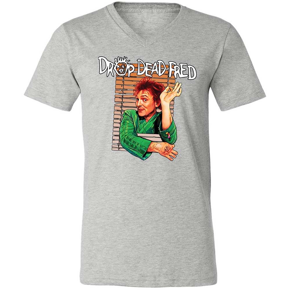 Funny Man Drop Dead Fred - Athletic Heather - 15