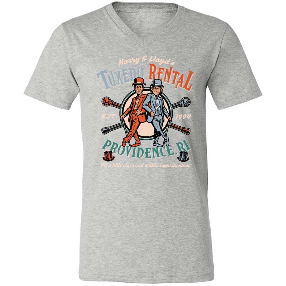 Unisex V-Neck T-Shirt - HCE5DEN9 - Athletic Heather - 15