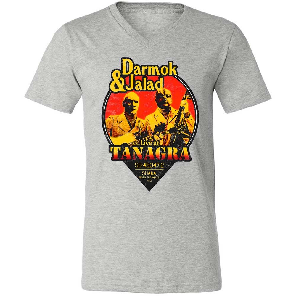 Unisex V-Neck T-Shirt - 3NRGSVWD - Athletic Heather - 15