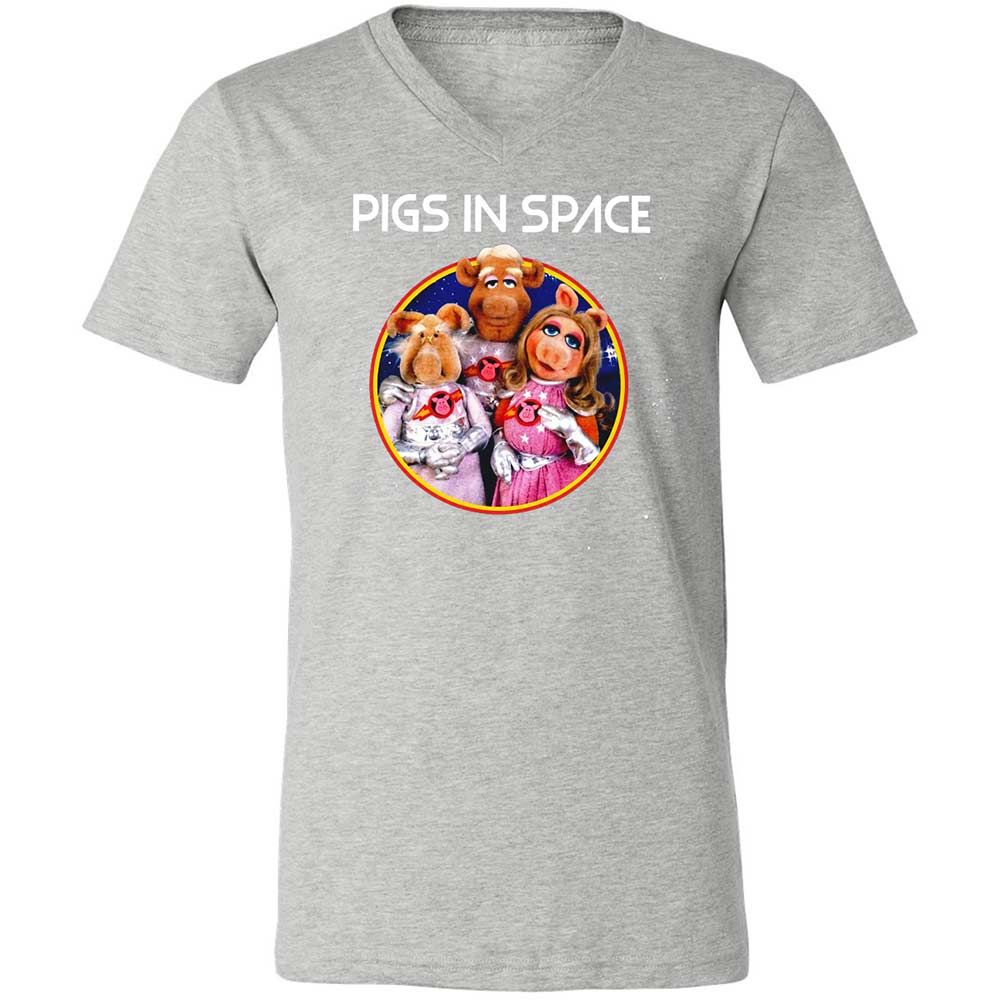Pigs In Space - Athletic Heather - 15