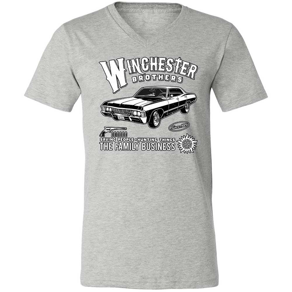 Unisex V-Neck T-Shirt - KAM13VLA - Athletic Heather - 15