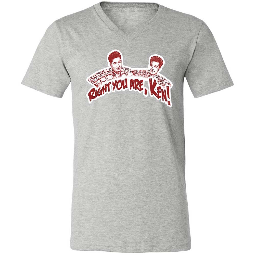 Unisex V-Neck T-Shirt - 9U9LDCLQ - Athletic Heather - 15