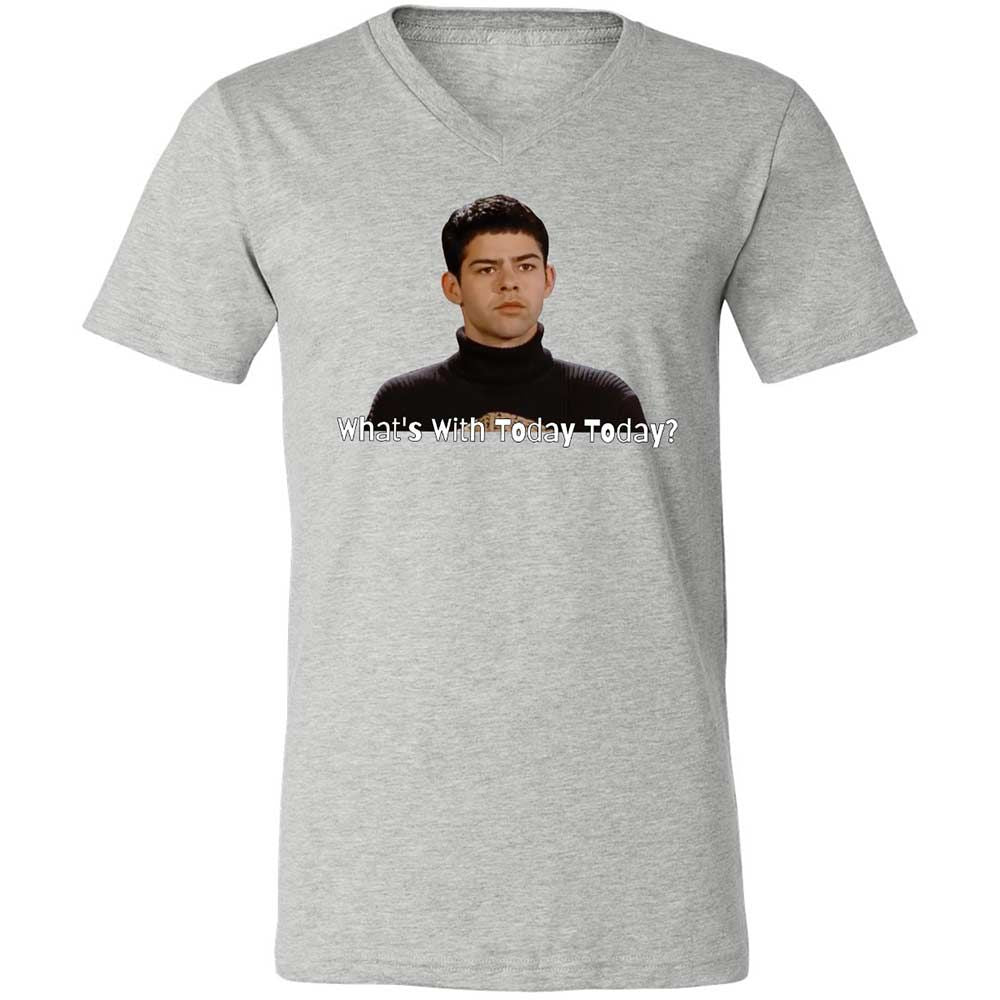 Unisex V-Neck T-Shirt - D8DMLAUE - Athletic Heather - 15