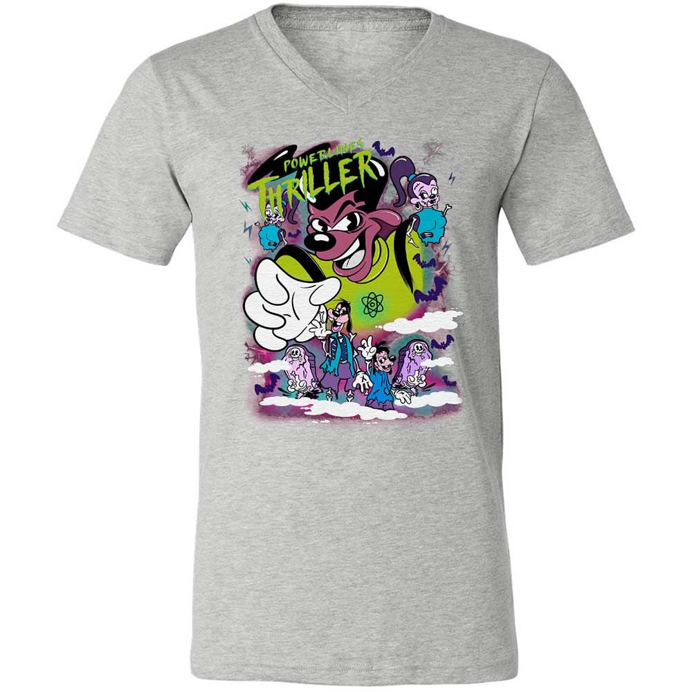 Vintage Pop Cartoon Horror Mashup - Athletic Heather - 15