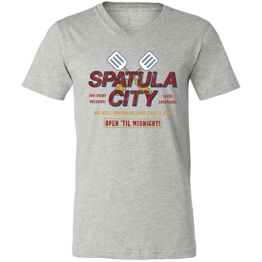 Unisex V-Neck T-Shirt - EFZ2QTJ9 - Athletic Heather - 15