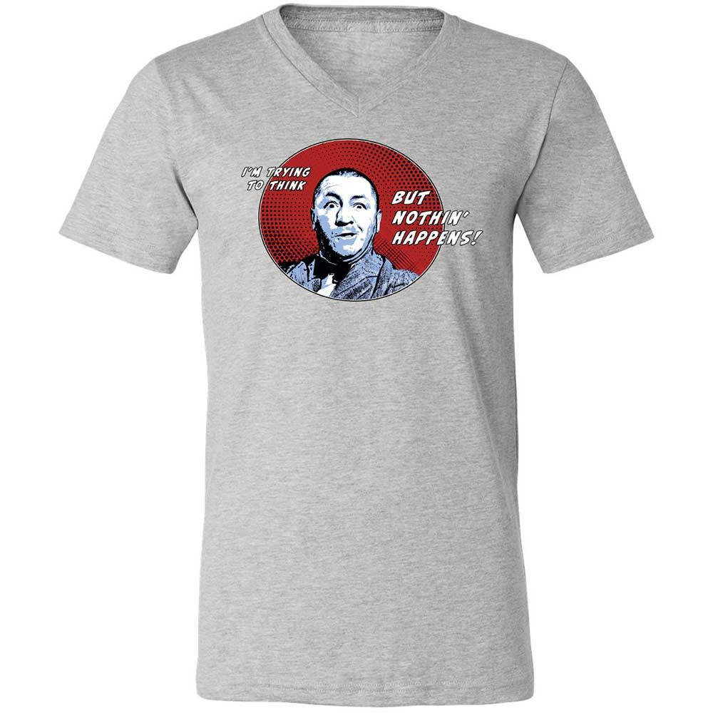 Unisex V-Neck T-Shirt - H1FD9RQW - Athletic Heather - 15
