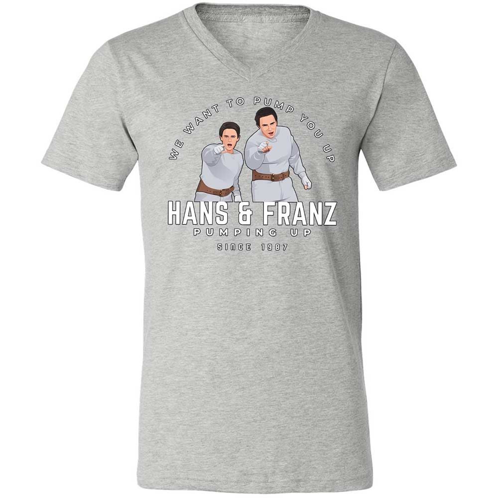 Unisex V-Neck T-Shirt - B6JXCDVC - Athletic Heather - 15