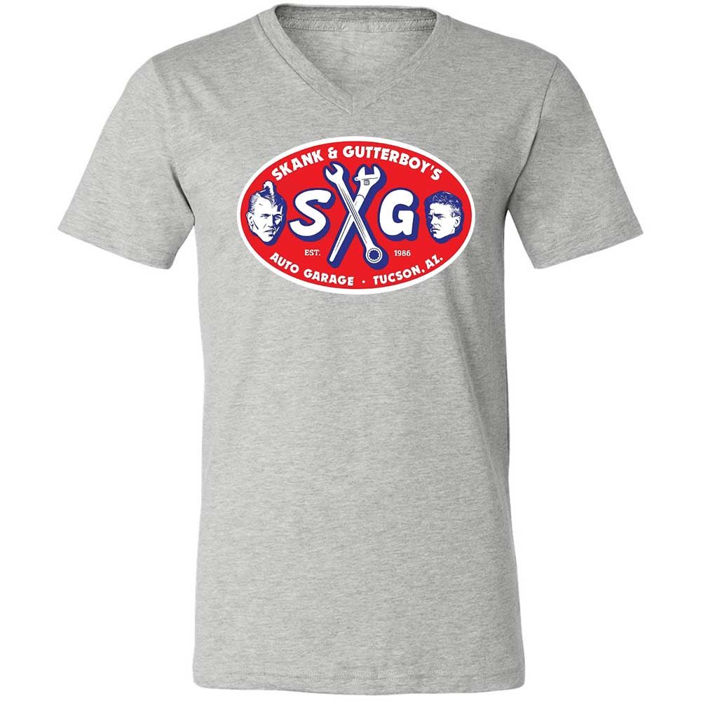 Unisex V-Neck T-Shirt - JSTFP5UX - Athletic Heather - 15
