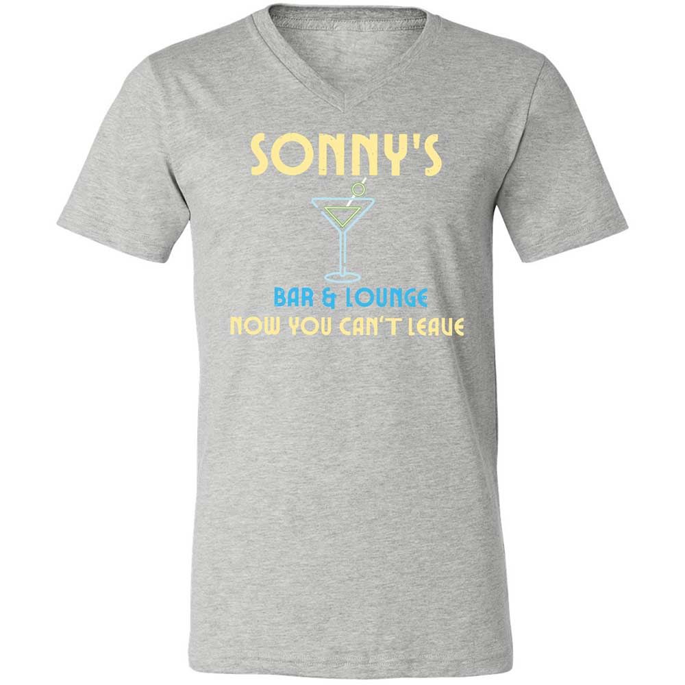 Unisex V-Neck T-Shirt - D1MRVXEQ - Athletic Heather - 15