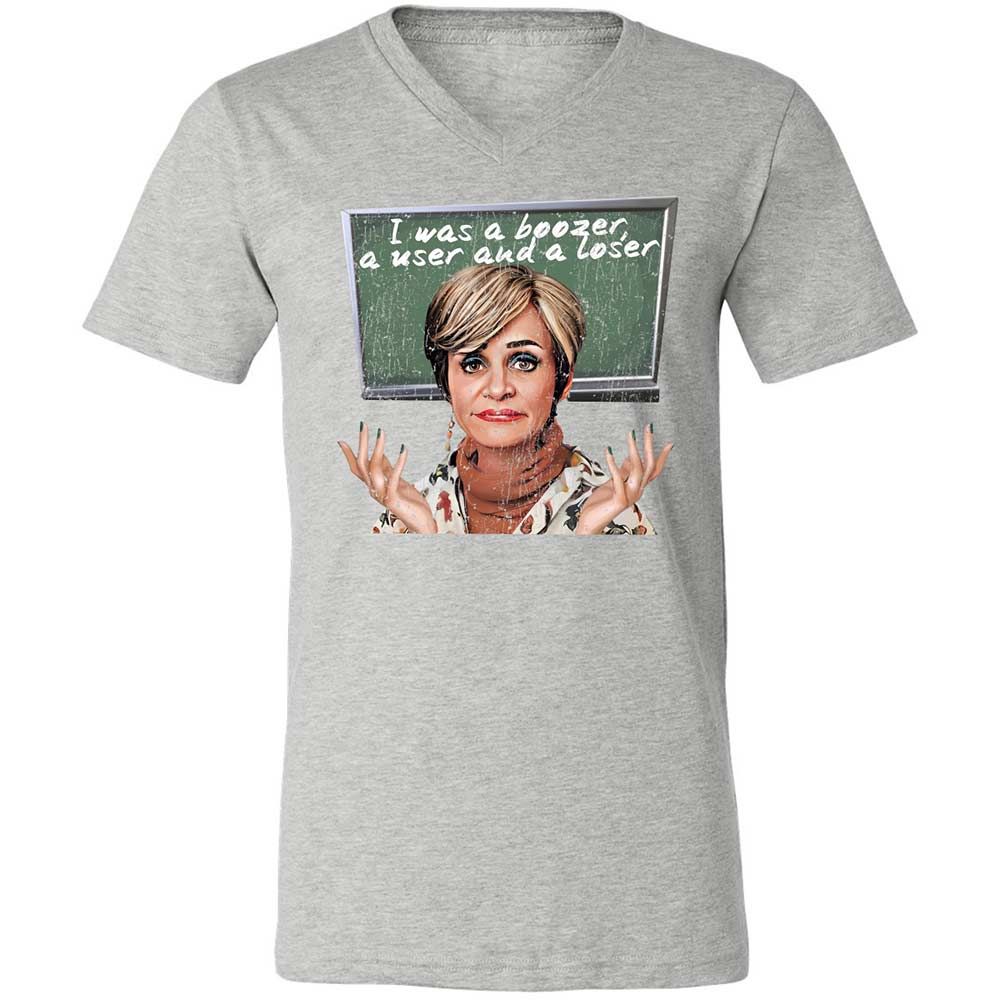 Unisex V-Neck T-Shirt - 6CY4NKKH - Athletic Heather - 15