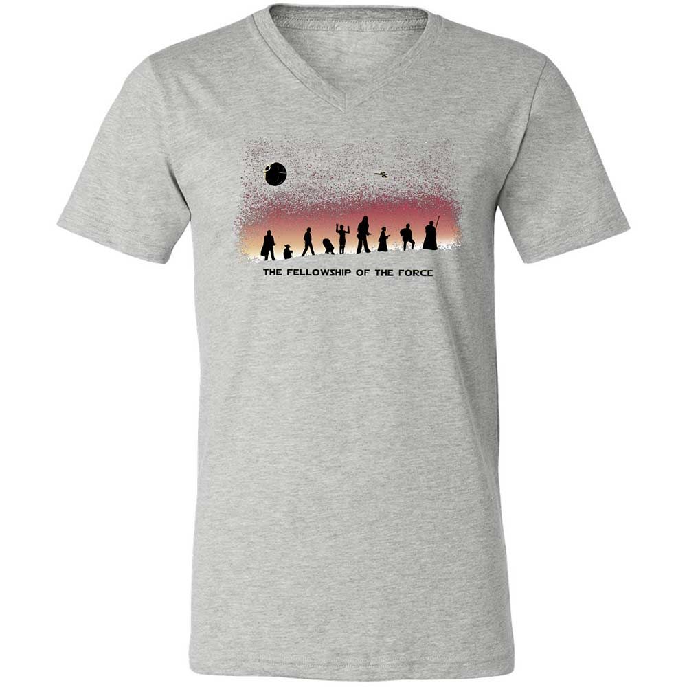 Unisex V-Neck T-Shirt - GEMM24Z9 - Athletic Heather - 15