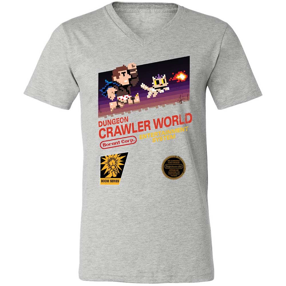 Unisex V-Neck T-Shirt - 4A2XHKXS - Athletic Heather - 15