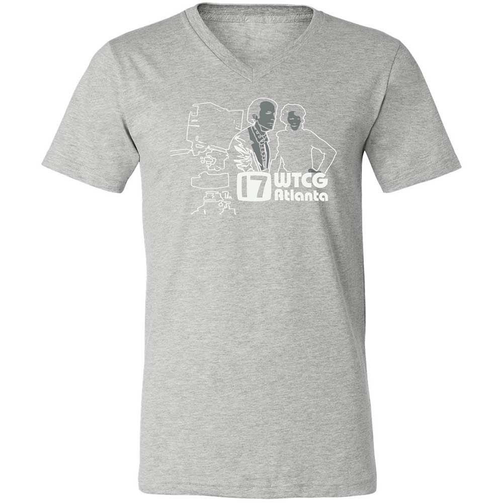 Unisex V-Neck T-Shirt - HRYXR2FE - Athletic Heather - 15