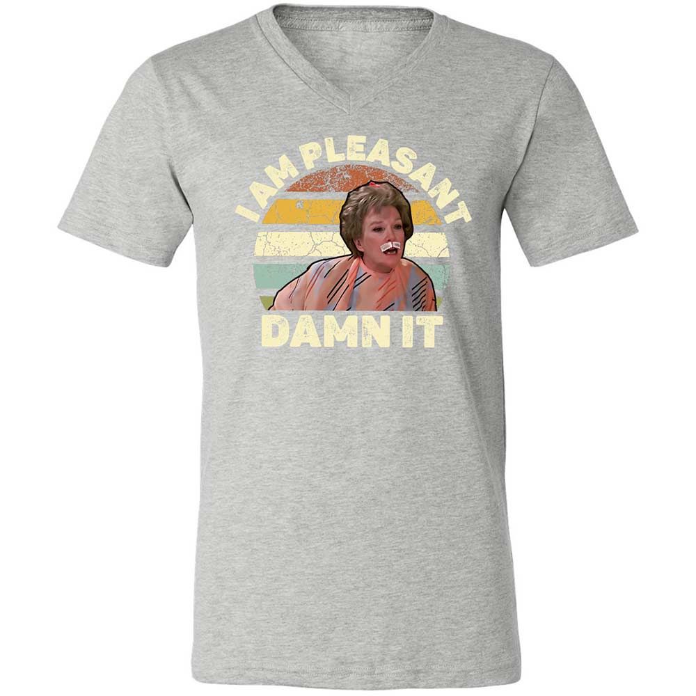 Unisex V-Neck T-Shirt - 3HQT4FBZ - Athletic Heather - 15