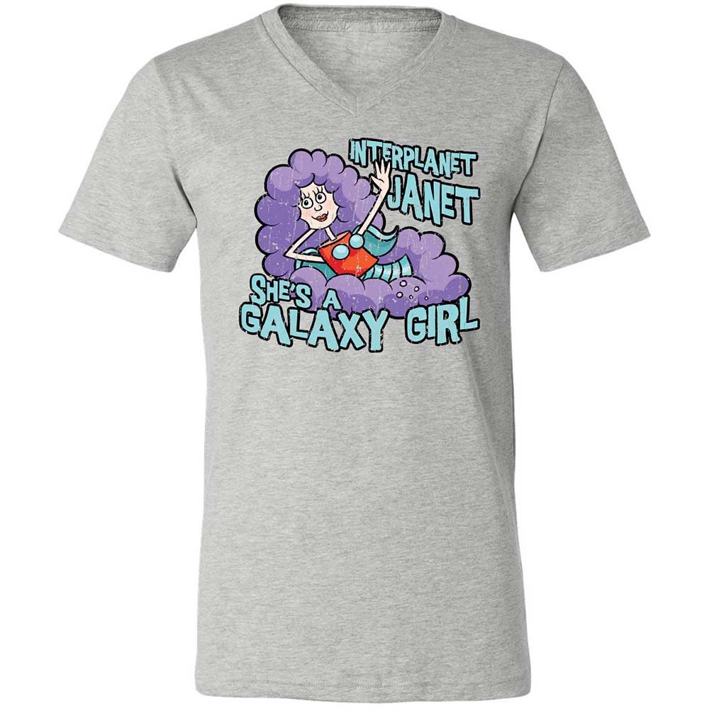 Unisex V-Neck T-Shirt - T5T3RW7Y - Athletic Heather - 15