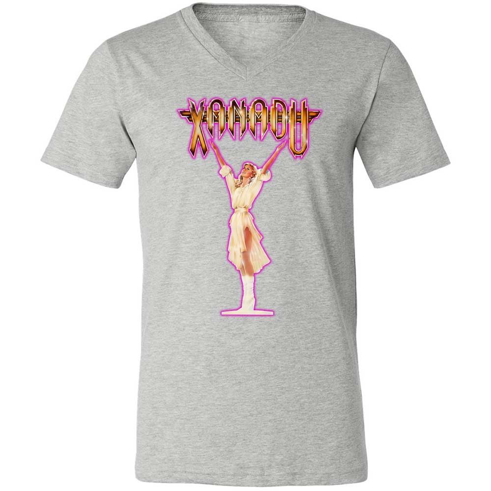 Unisex V-Neck T-Shirt - XQYXHDZV - Athletic Heather - 15