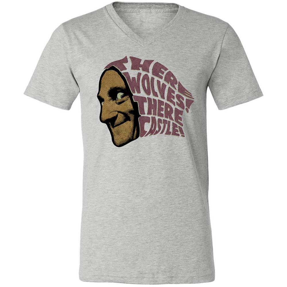 Unisex V-Neck T-Shirt - 8KGJX2QM - Athletic Heather - 15