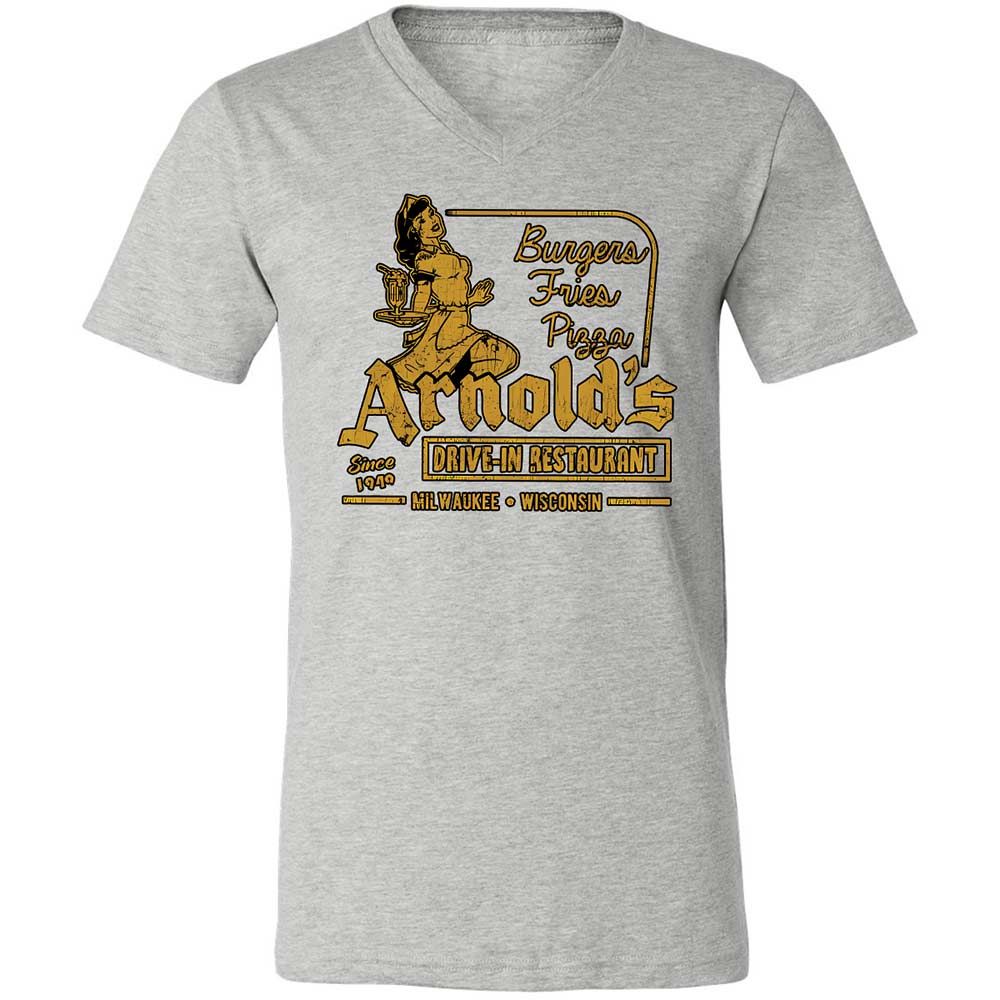 Unisex V-Neck T-Shirt - FBBYRD4L - Athletic Heather - 15