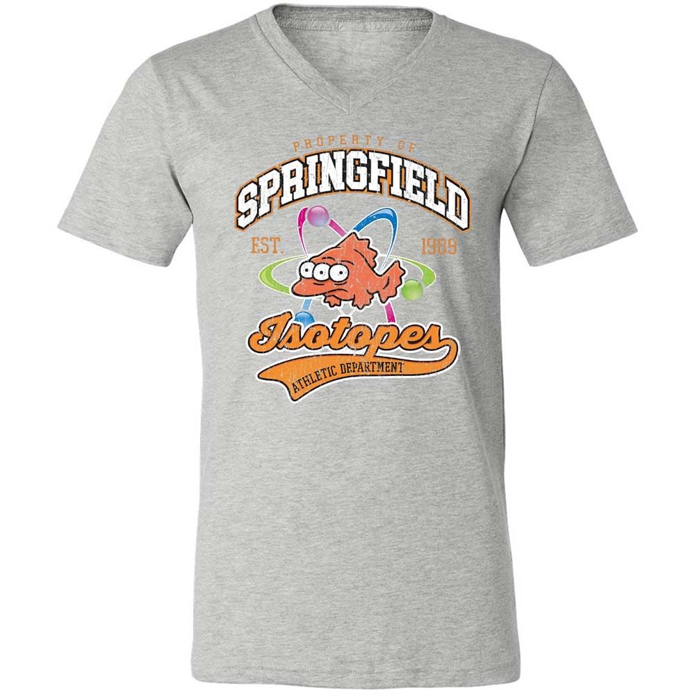 Unisex V-Neck T-Shirt - HCF3Z8G8 - Athletic Heather - 15