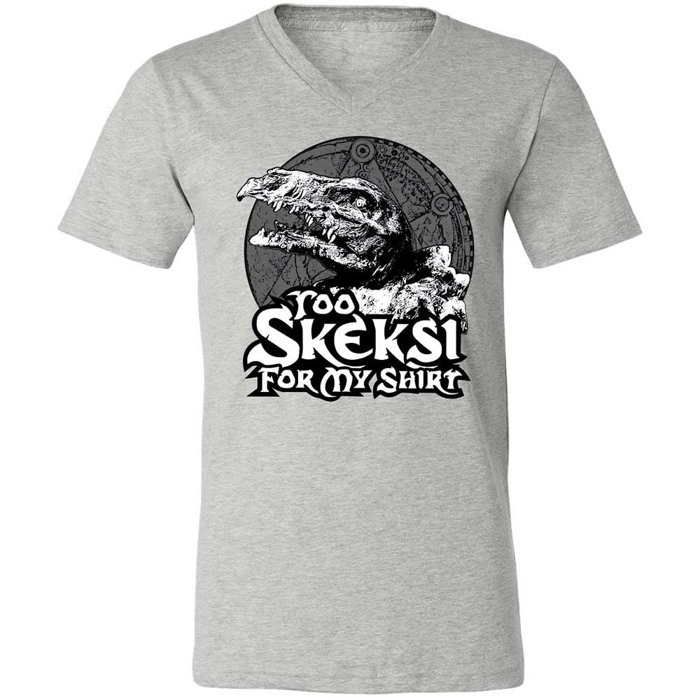 Unisex V-Neck T-Shirt - D7Z6V5R3 - Athletic Heather - 15