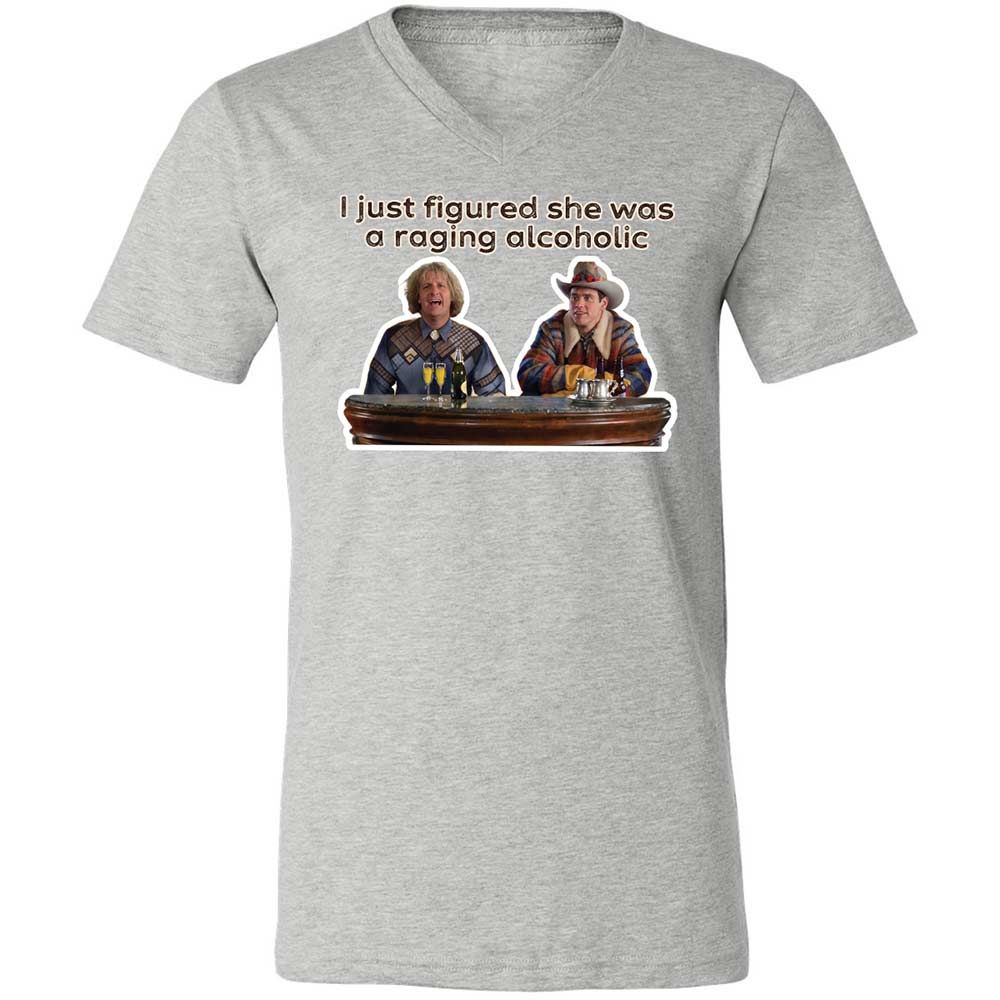 Unisex V-Neck T-Shirt - T52LTPFU - Athletic Heather - 15