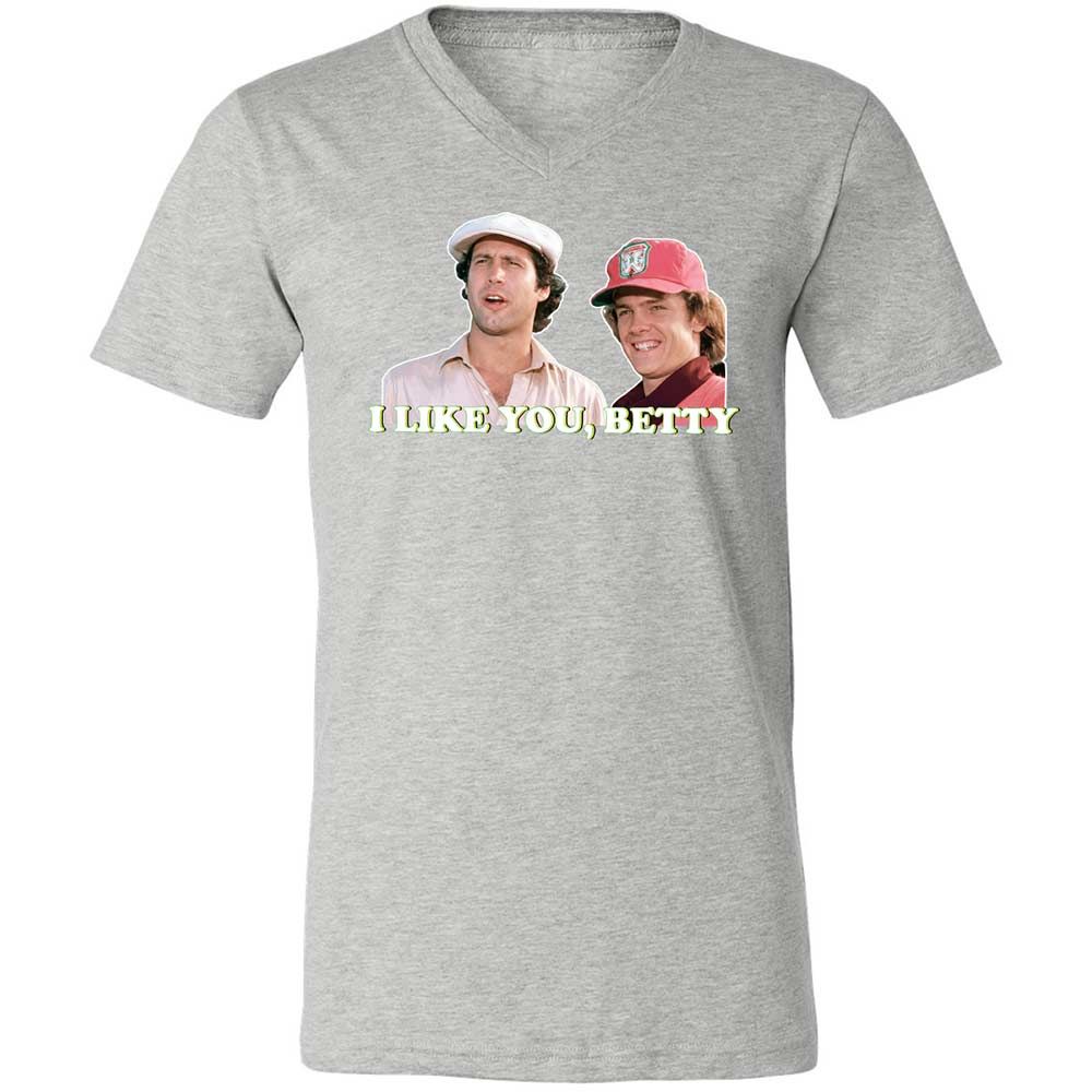 Unisex V-Neck T-Shirt - ZE3LN7TP - Athletic Heather - 15