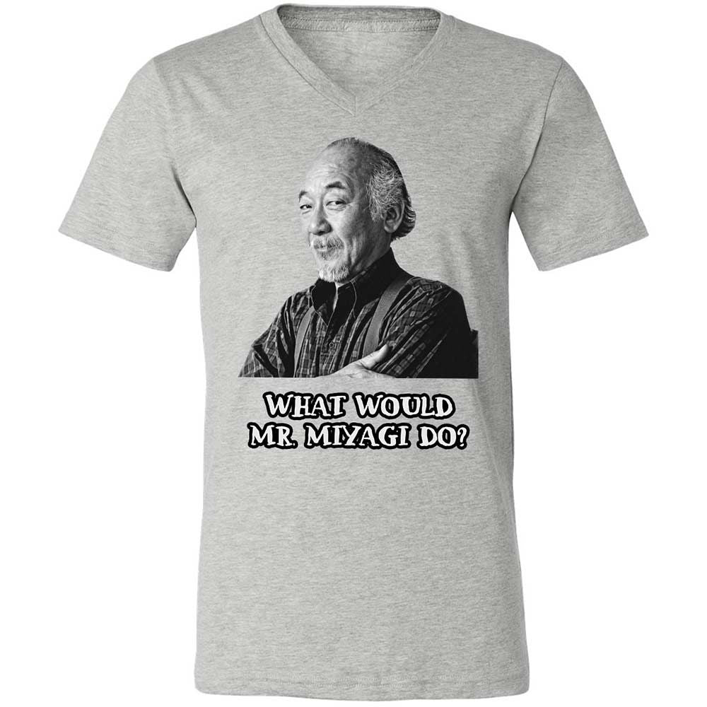 Unisex V-Neck T-Shirt - UKRZ7AXC - Athletic Heather - 15