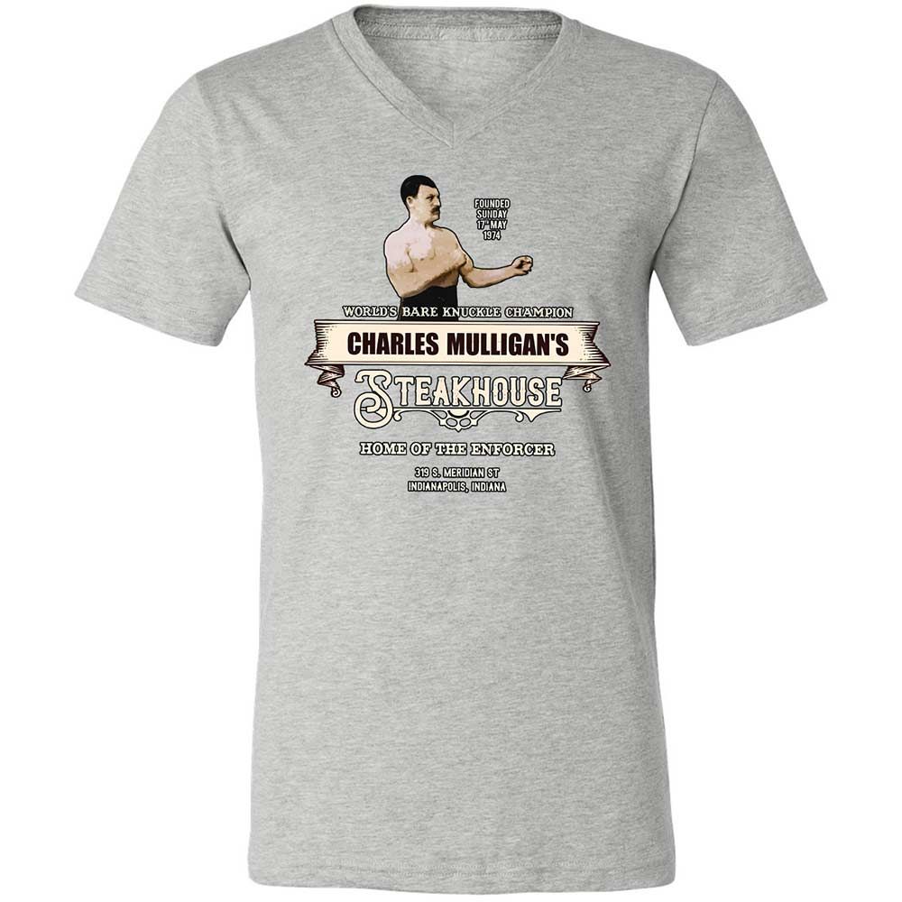 Unisex V-Neck T-Shirt - ESYKZRM8 - Athletic Heather - 15